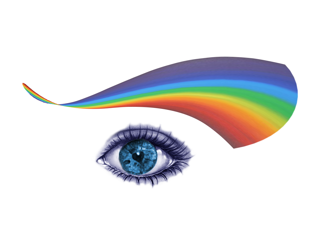 rainbow eye logo