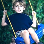  boy on swing  