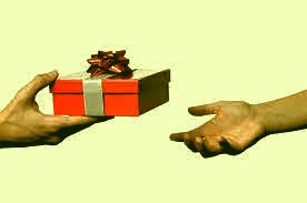  receiving a gift 